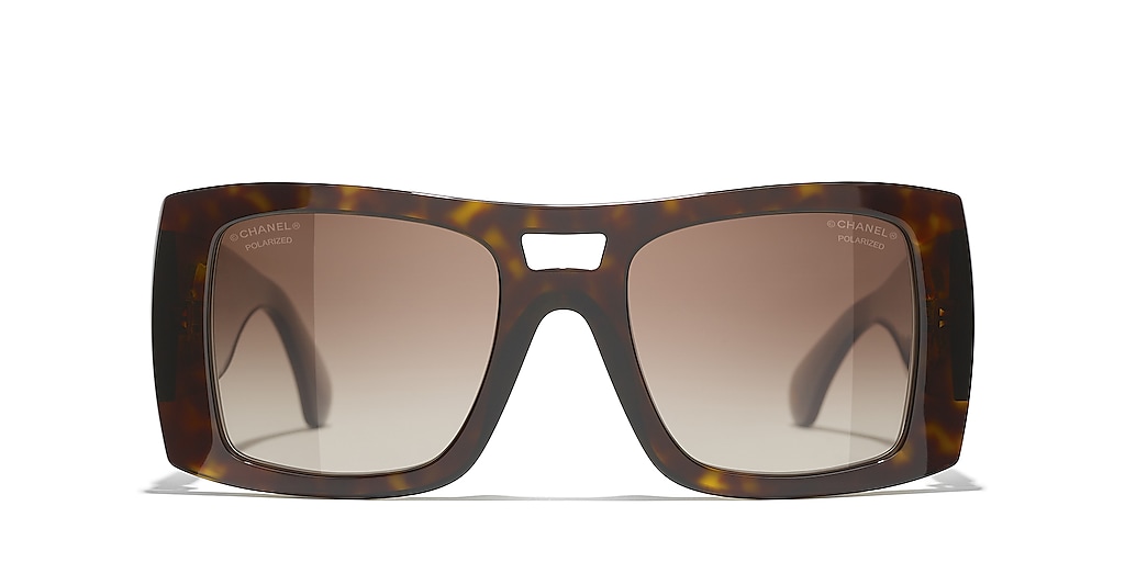Chanel Square Sunglasses CH5539 M (53 - 21) with Brown