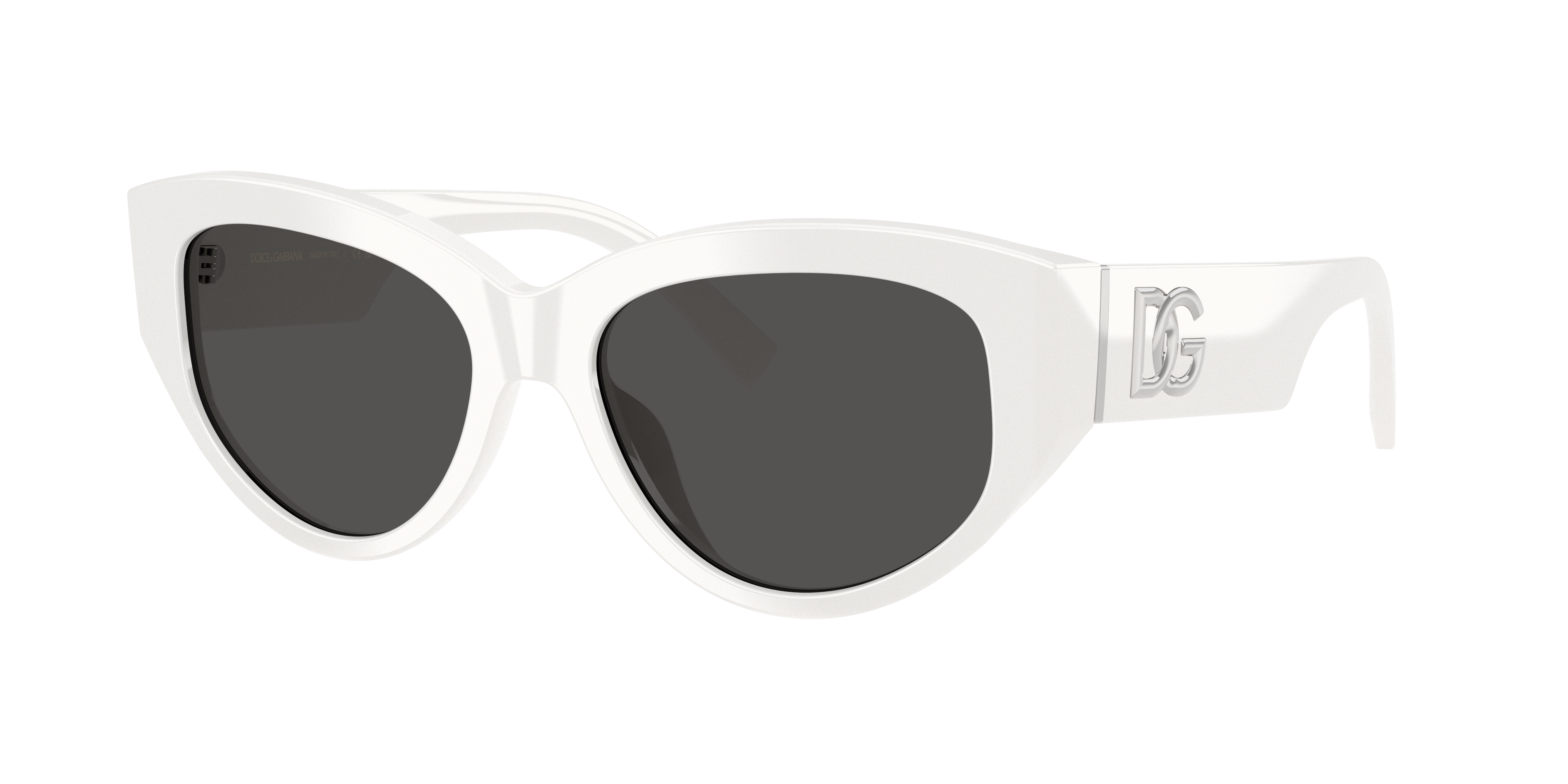 Dolce&Gabbana Woman Sunglass DG4514 -  Frame color: White, Lens color: Dark Grey