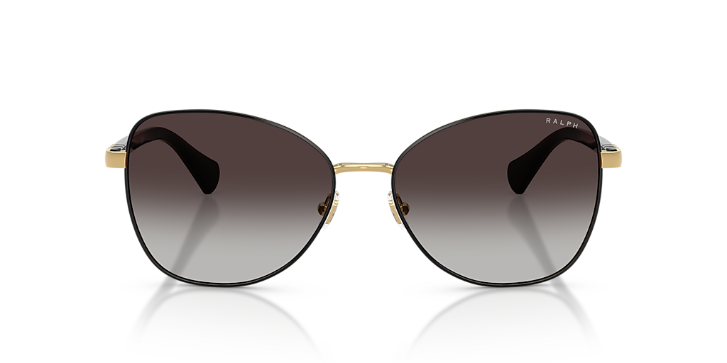 Ralph Lauren::Cassih アンクル ブーティー:5B[RESALE] Ralph RA4147 L (58 - 16) with Grey lenses and Black frame