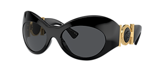 Versace VE2268 L (0 - 142) with Green lenses and Gold frame