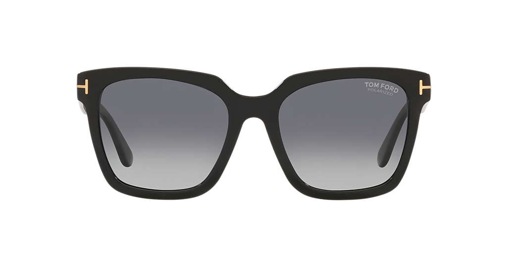 TOM FORD FT0952 Black Shiny - Women Luxury Sunglasses, Grey Polar Lens