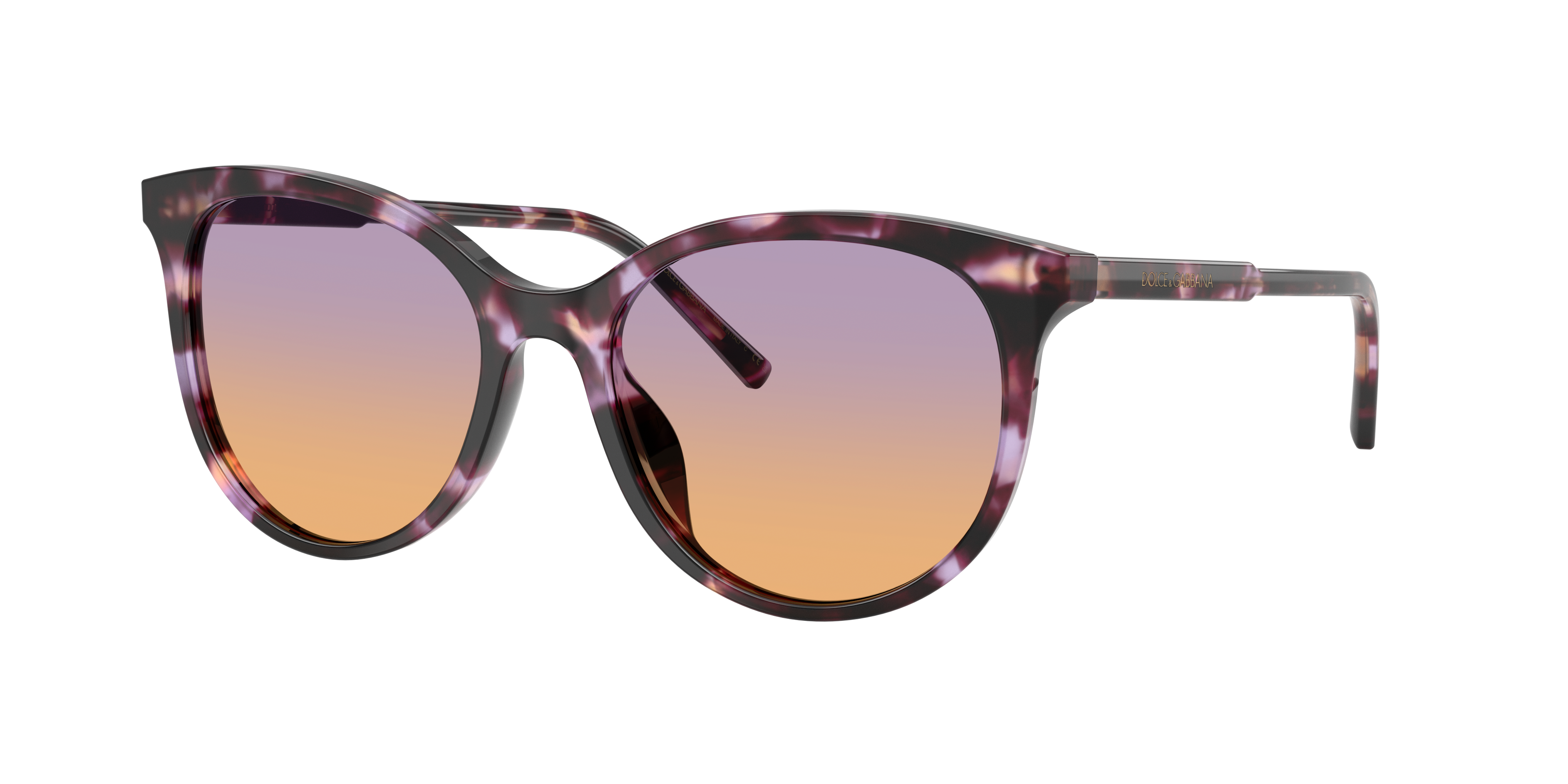 Dolce&Gabbana Woman Sunglass DG4540 -  Frame color: Violet Havana, Lens color: Orange/Violet