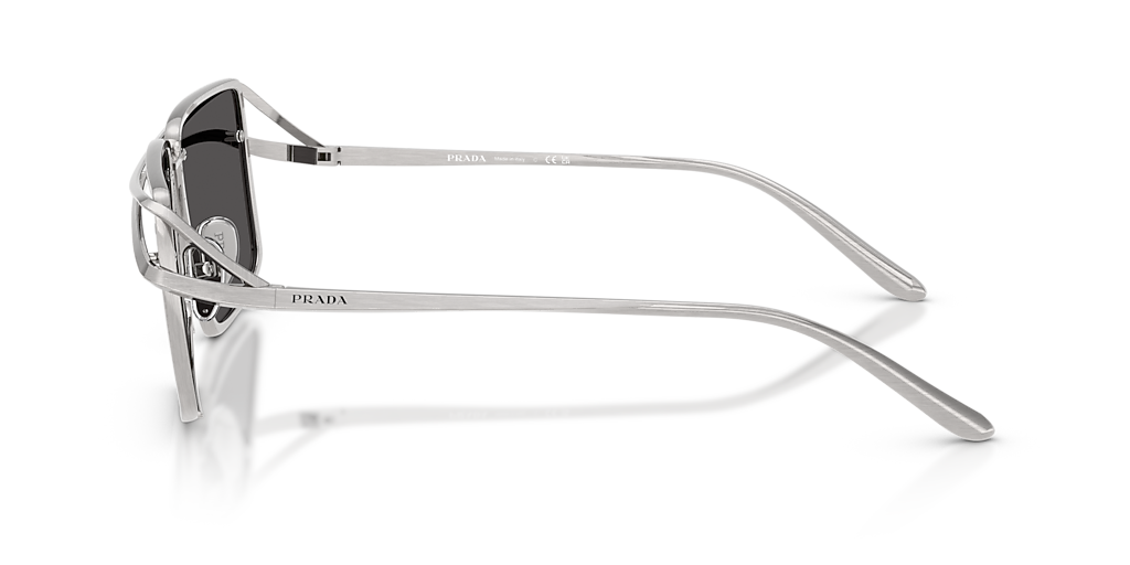 Prada PR C55S XL (58 - 15) with Grey lenses and Silver frame
