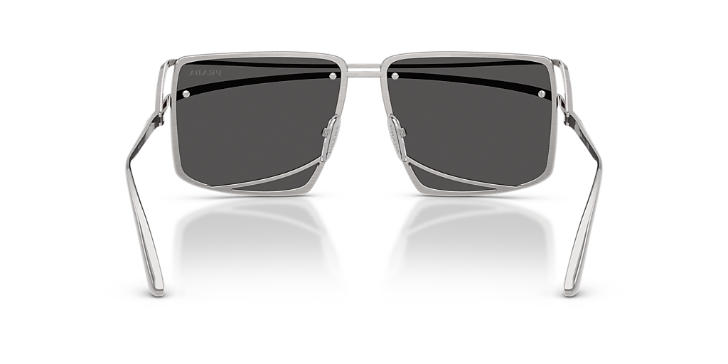 Prada PR C55S XL (58 - 15) with Grey lenses and Silver frame  display picture 1