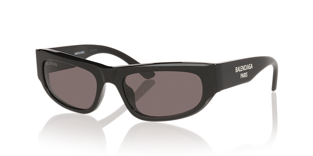 Balenciaga BB0388S L (56 - 19) with Grey lenses and Black