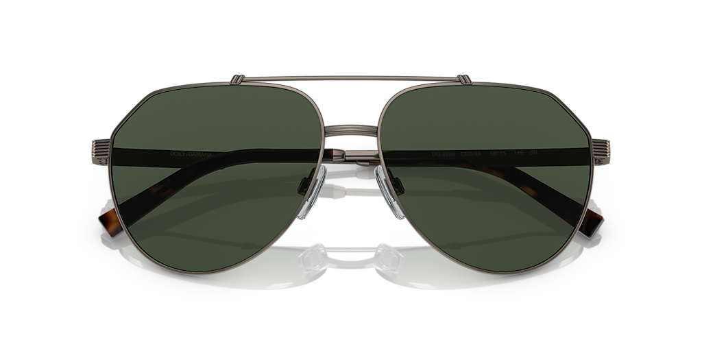 Dolce & Gabbana G8QL3TFU7EQN0000 関税送料込 Dolce & Gabbana Polarized Gold & Black Frame Sunglasses