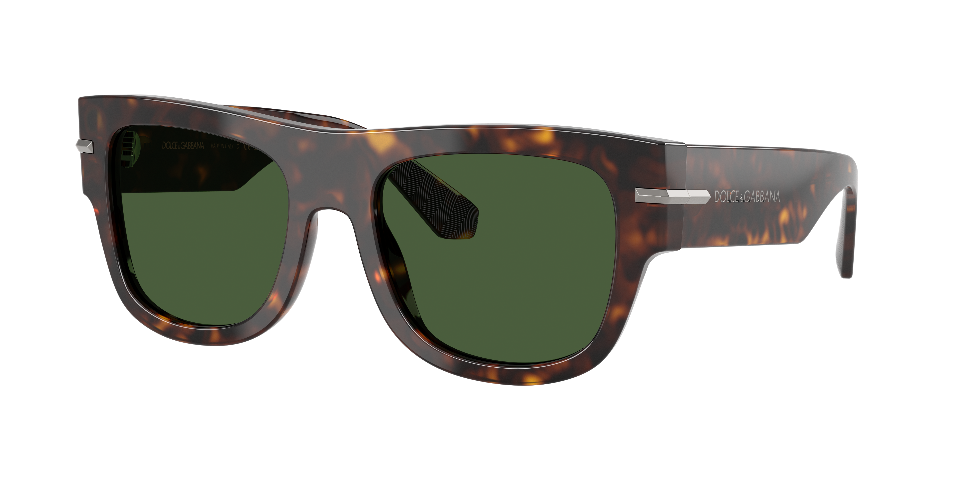 Dolce&Gabbana Man Sunglass DG4484 -  Frame color: Havana, Lens color: Dark Green