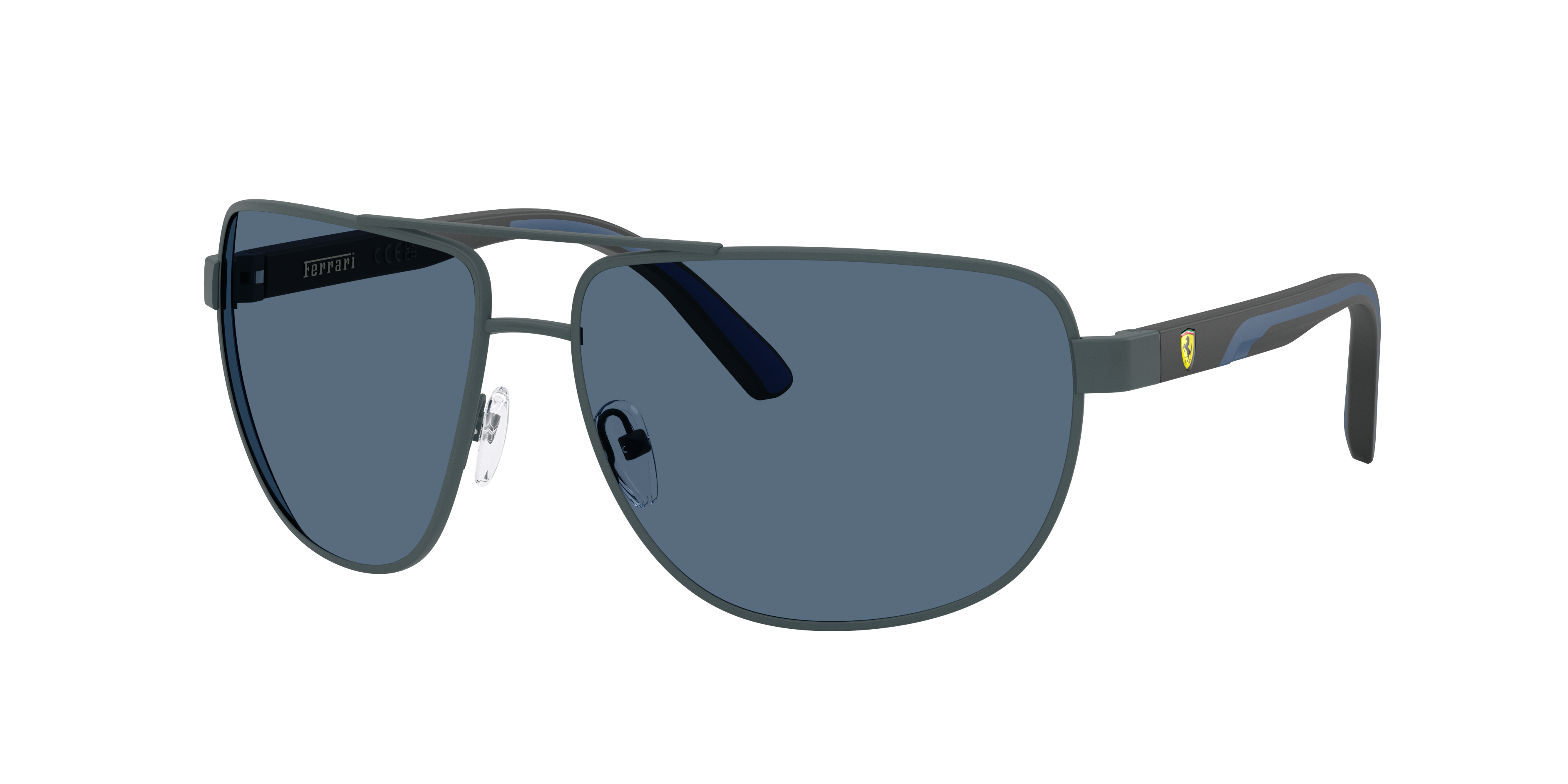 Scuderia Ferrari Man Sunglass FZ5007 -  Frame color: Matte Dark Grey, Lens color: Dark Blue