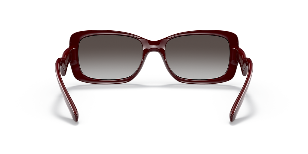 DOLCE&GABBANA DG6152 Transparent Bordeaux - Women Luxury Sunglasses, Grey Gradient Lens
