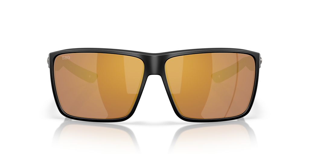 COSTA 6S9121 Rincon II Matte Black - Men Sunglasses, Gold Mirror Lens