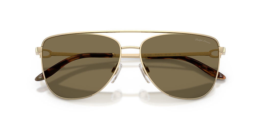 Ralph Lauren RL7096 L (59 - 14) with Brown lenses and Gold frame
