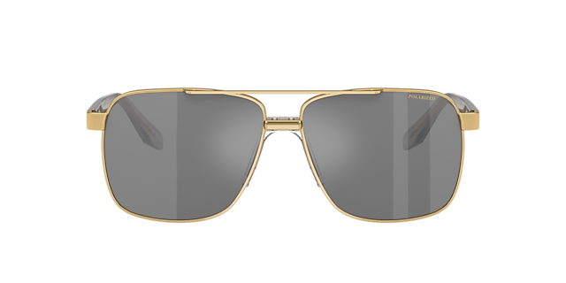 Versace VE2174 59 Light Grey Gradient Grey & Pale Gold Polarized 
