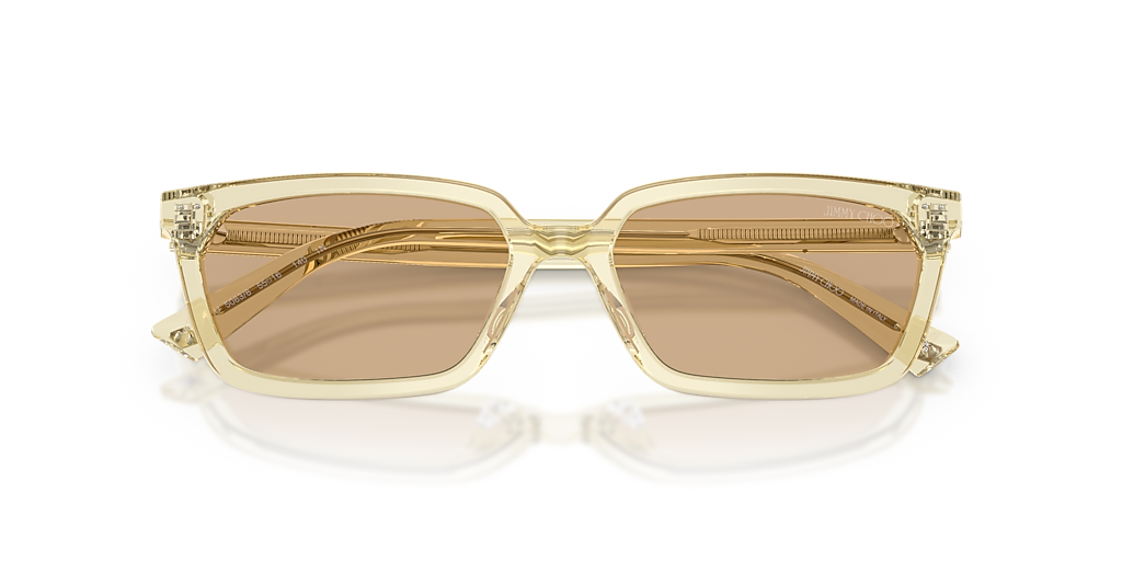 Jimmy Choo JC5050U S (55 - 16) com Lentes Amarelo e Armação