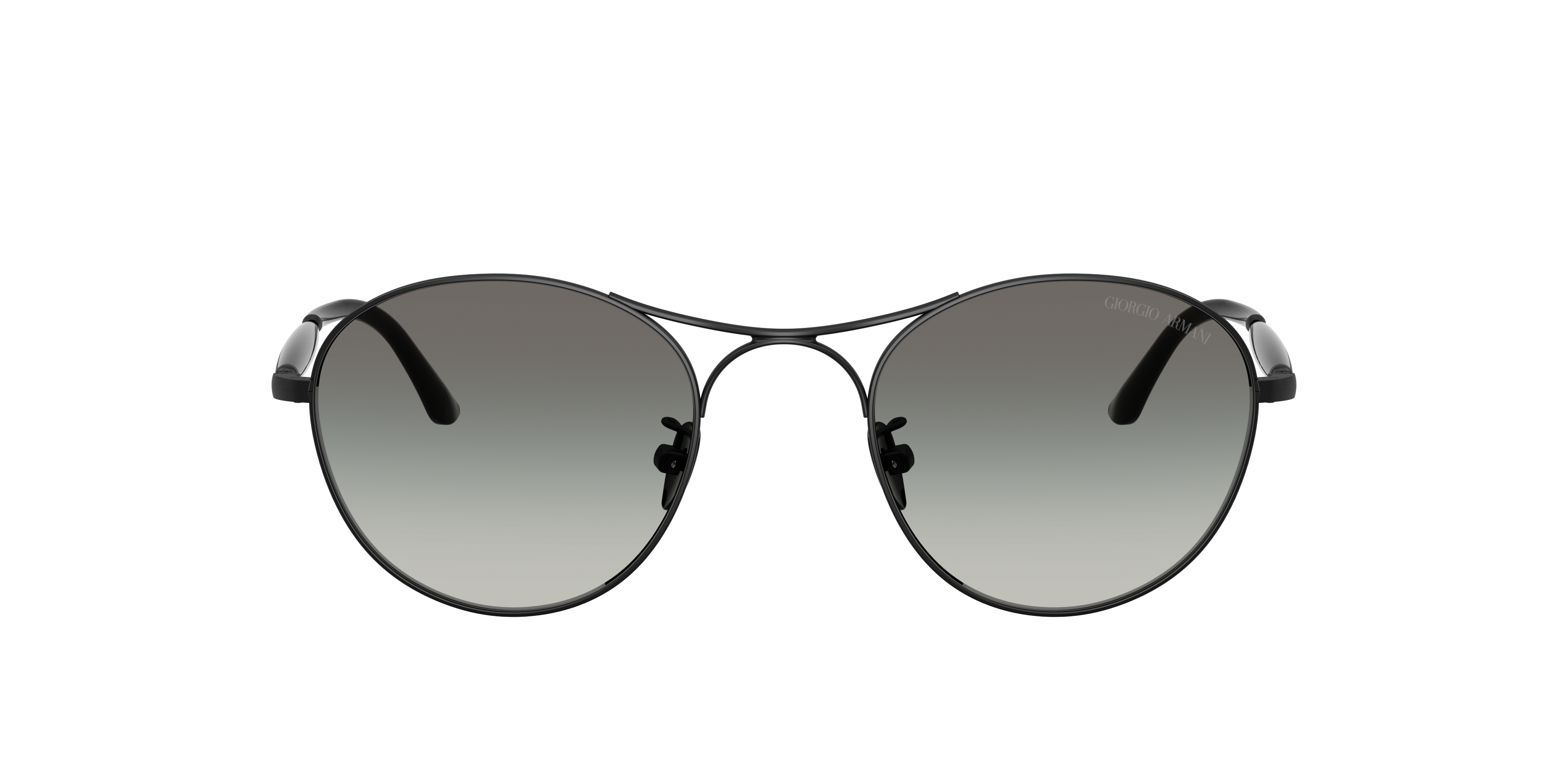 Giorgio Armani Round-frame Gradient Sunglasses In Blue