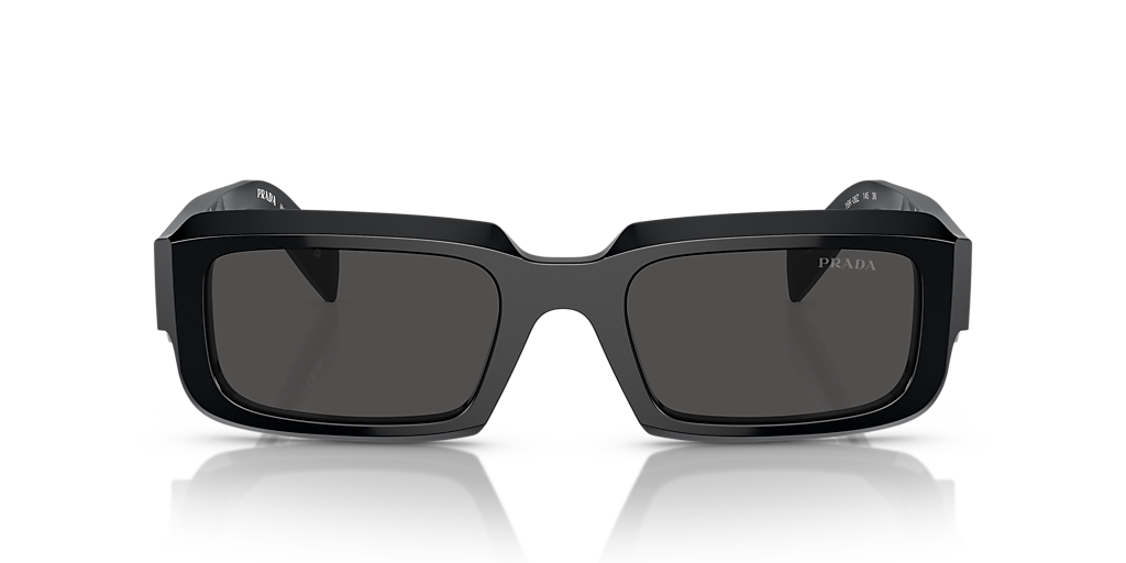 PRADA ブラック ブーティ 27.5 Prada PR 27ZSF L (55 - 19) with Grey lenses and Black frame