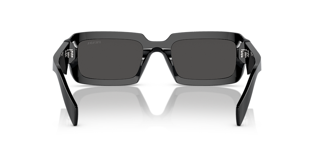 PRADA PR 27ZSF Black - Man Luxury Sunglasses, Dark Grey Lens