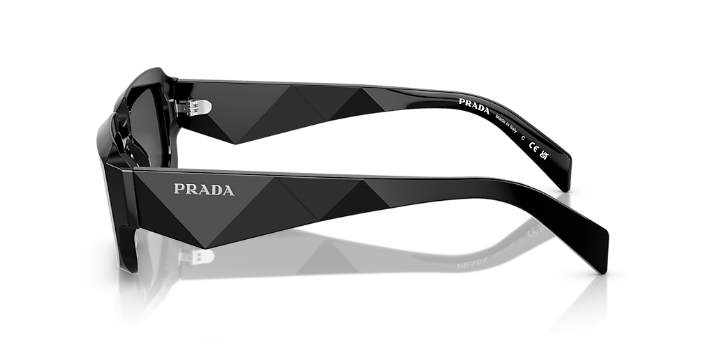 Prada PR 27ZSF L (55 - 19) with Grey lenses and Black frame