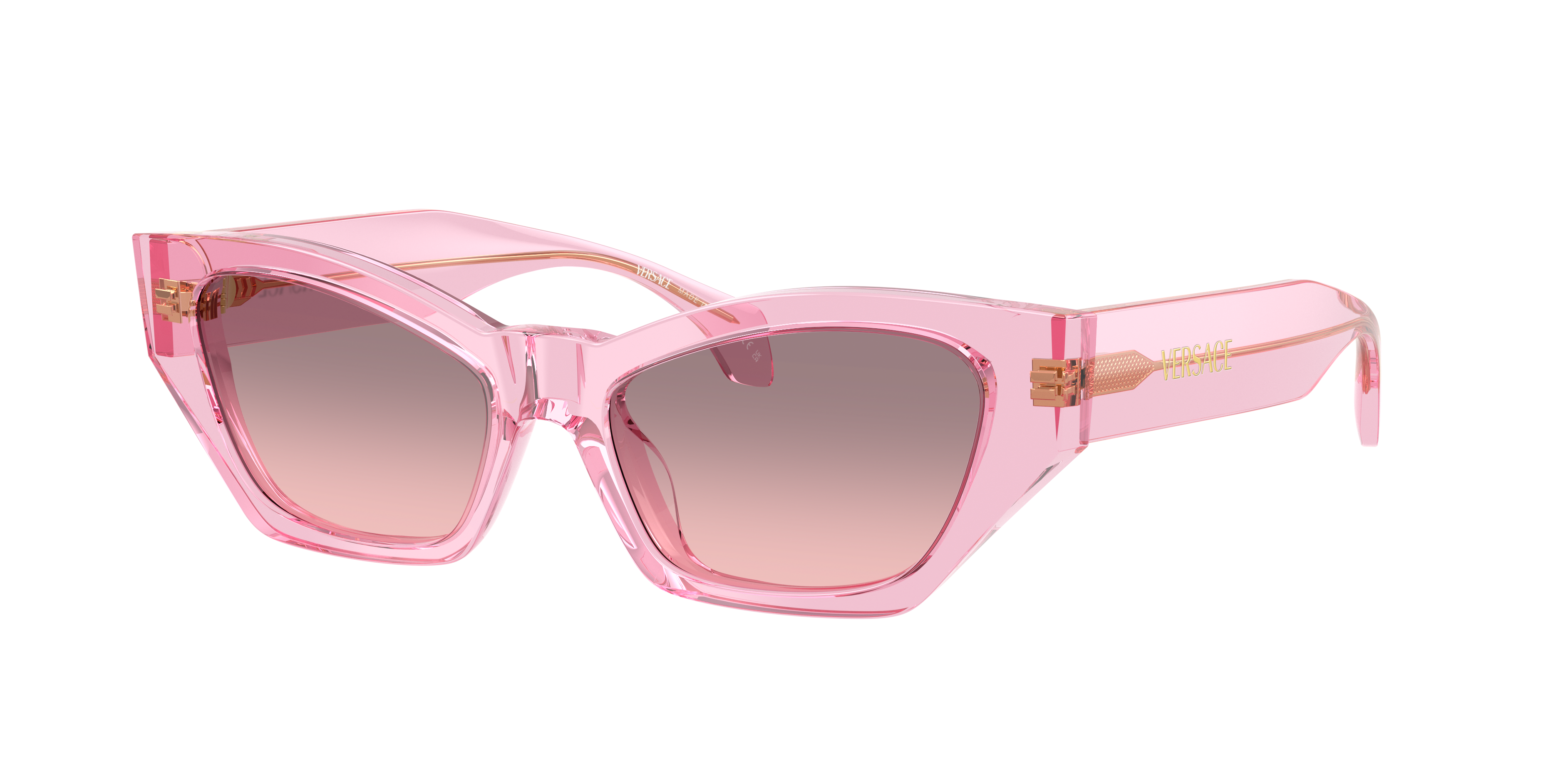 Versace VE4488U M (53 - 17) with Grey lenses and Pink frame
