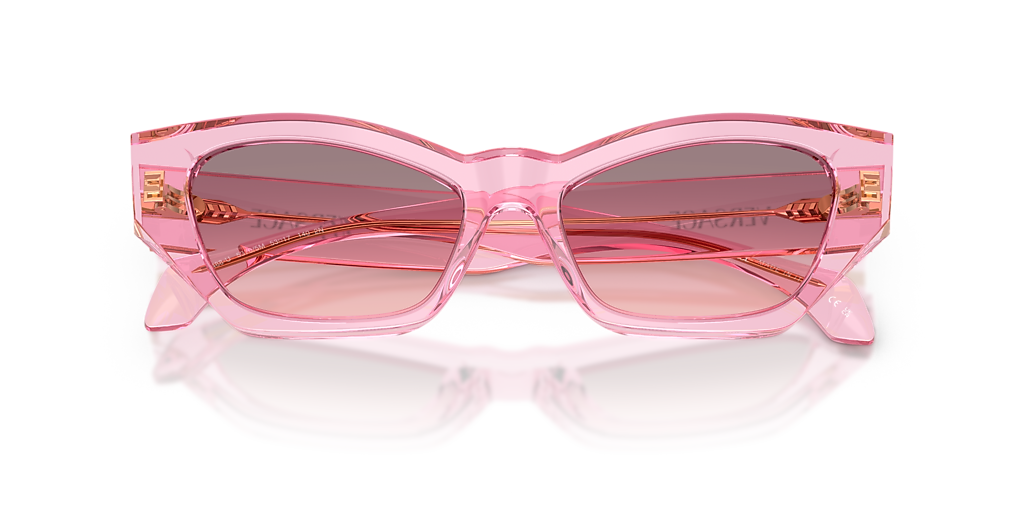 Versace VE4488U M (53 - 17) with Grey lenses and Pink frame  display picture 2