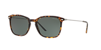GIORGIO ARMANI AR8111 Dark Havana - Men Sunglasses, Green Lens