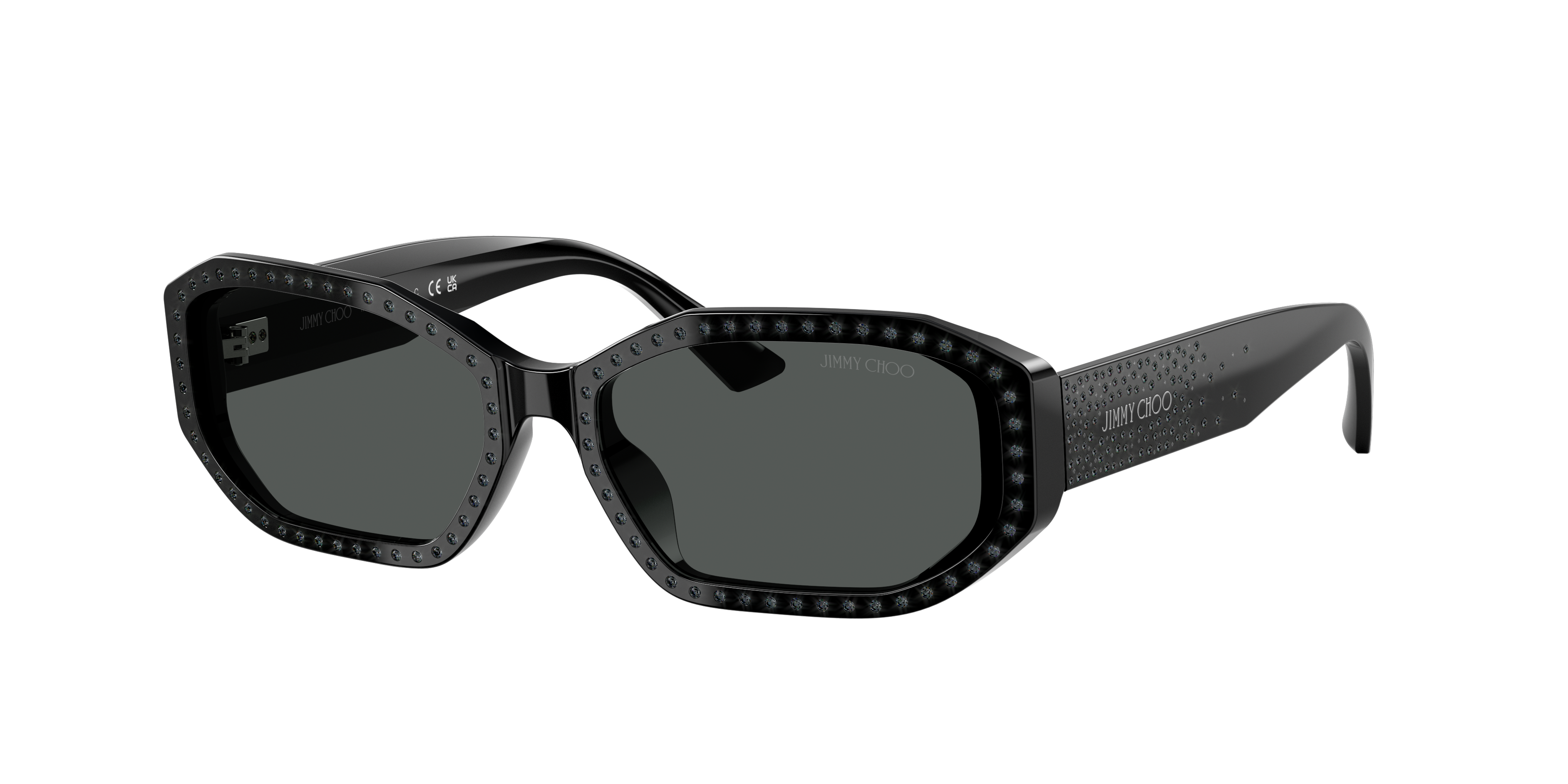 Jimmy Choo Woman Sunglass Jc5021bu In Dark Grey