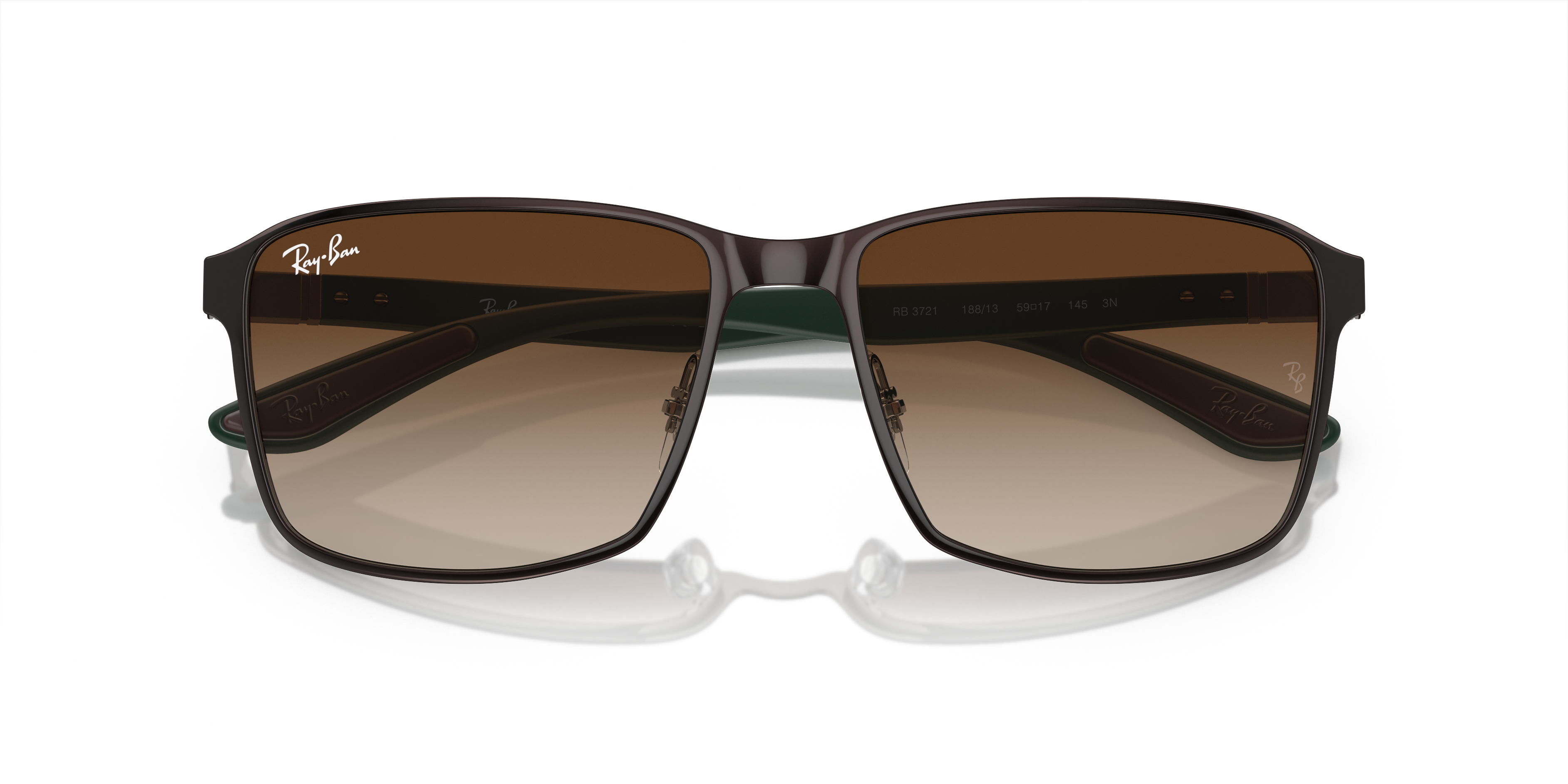Ray-Ban RB3721 XXL (59 - 17) with Brown lenses and Brown frame Ray-Ban RB3721 XXL (59 - 17) with Brown lenses and Brown frame