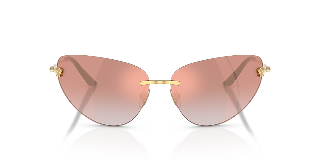 Versace VE2281 XXL (64 - 13) with Pink lenses and Gold frame