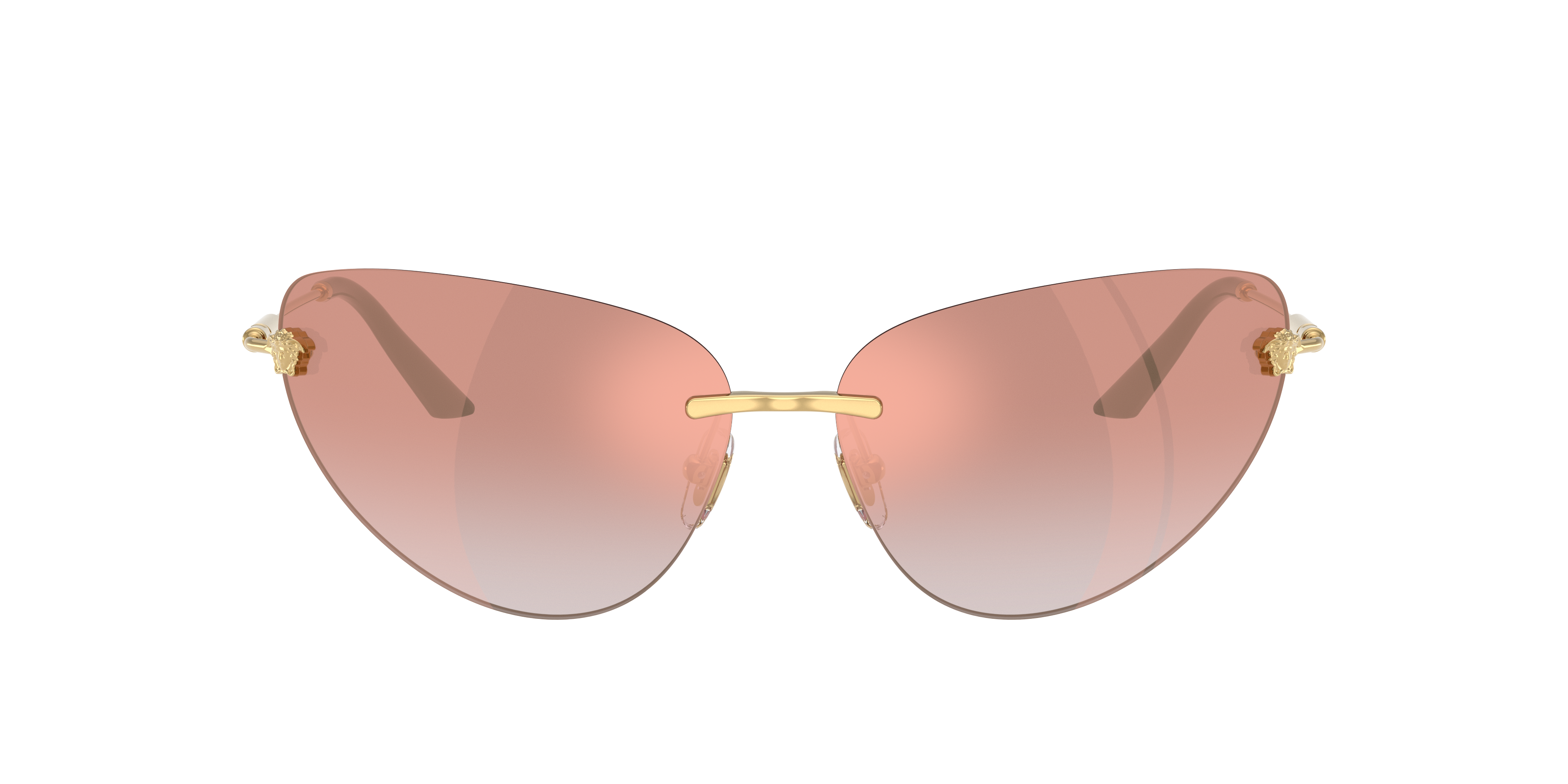 Versace VE2281 XXL (64 - 13) with Pink lenses and Gold frame