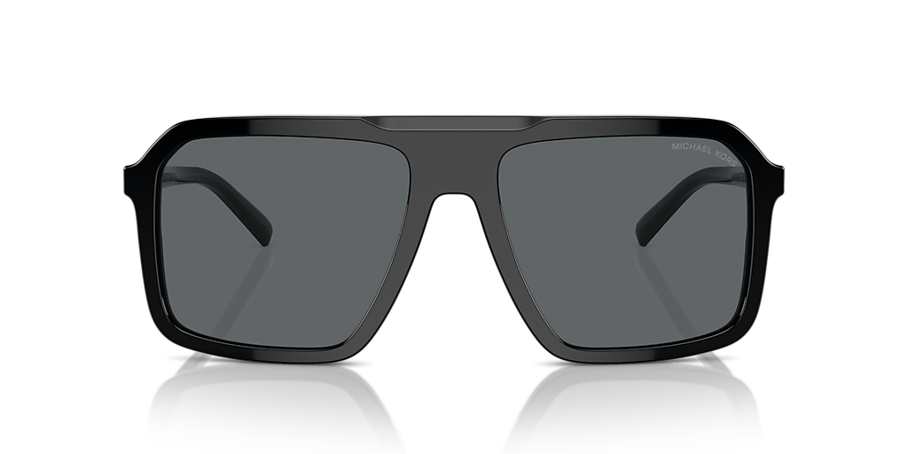 MICHAEL KORS MK2218U Murren Black - Men Sunglasses, Dark Grey Solid Lens