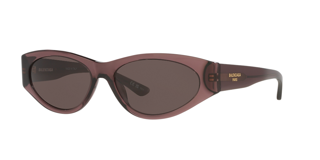 Balenciaga BB0367S XL (60 - 17) with Grey lenses and Violet