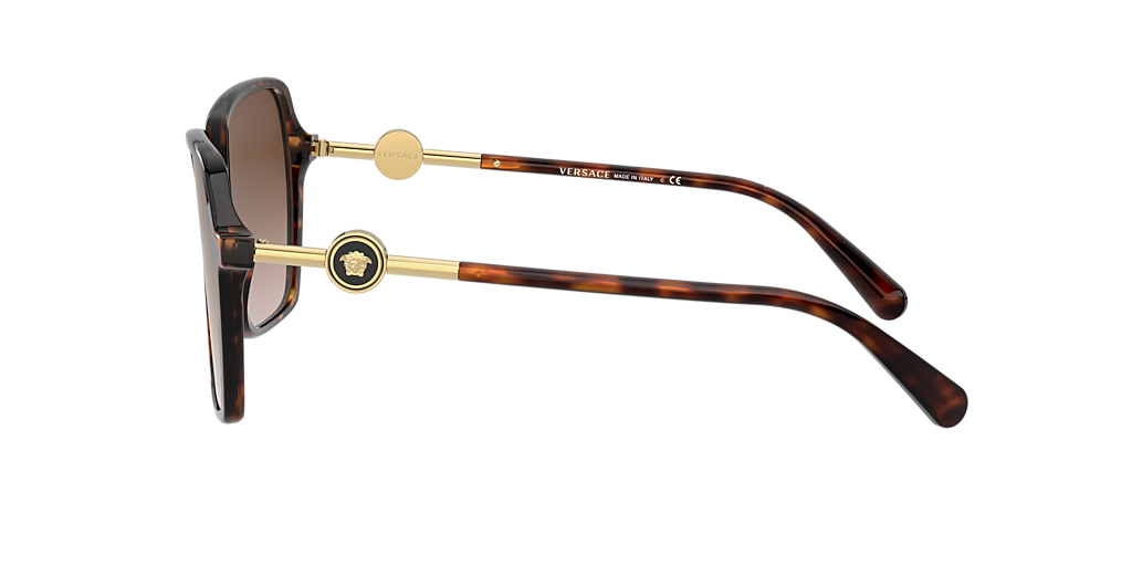 Versace VE4396 XL (58 - 16) with Brown lenses and Tortoise frame