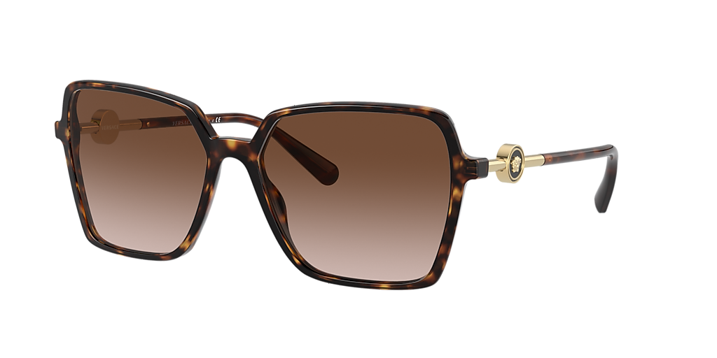 Versace VE4396 XL (58 - 16) with Brown lenses and Tortoise frame