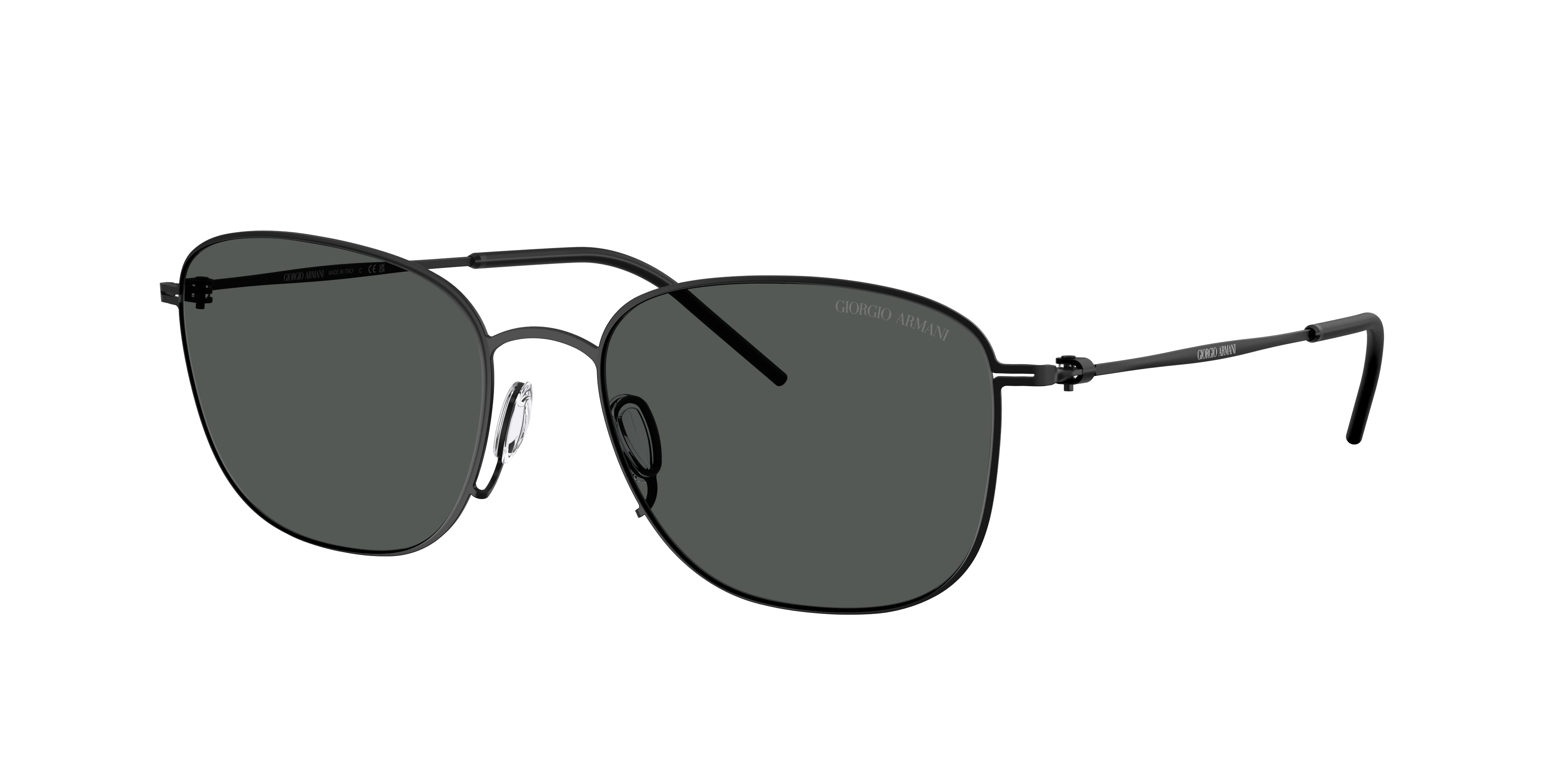 Giorgio Armani Man Sunglass AR6168 -  Frame color: Matte Black, Lens color: Dark Grey