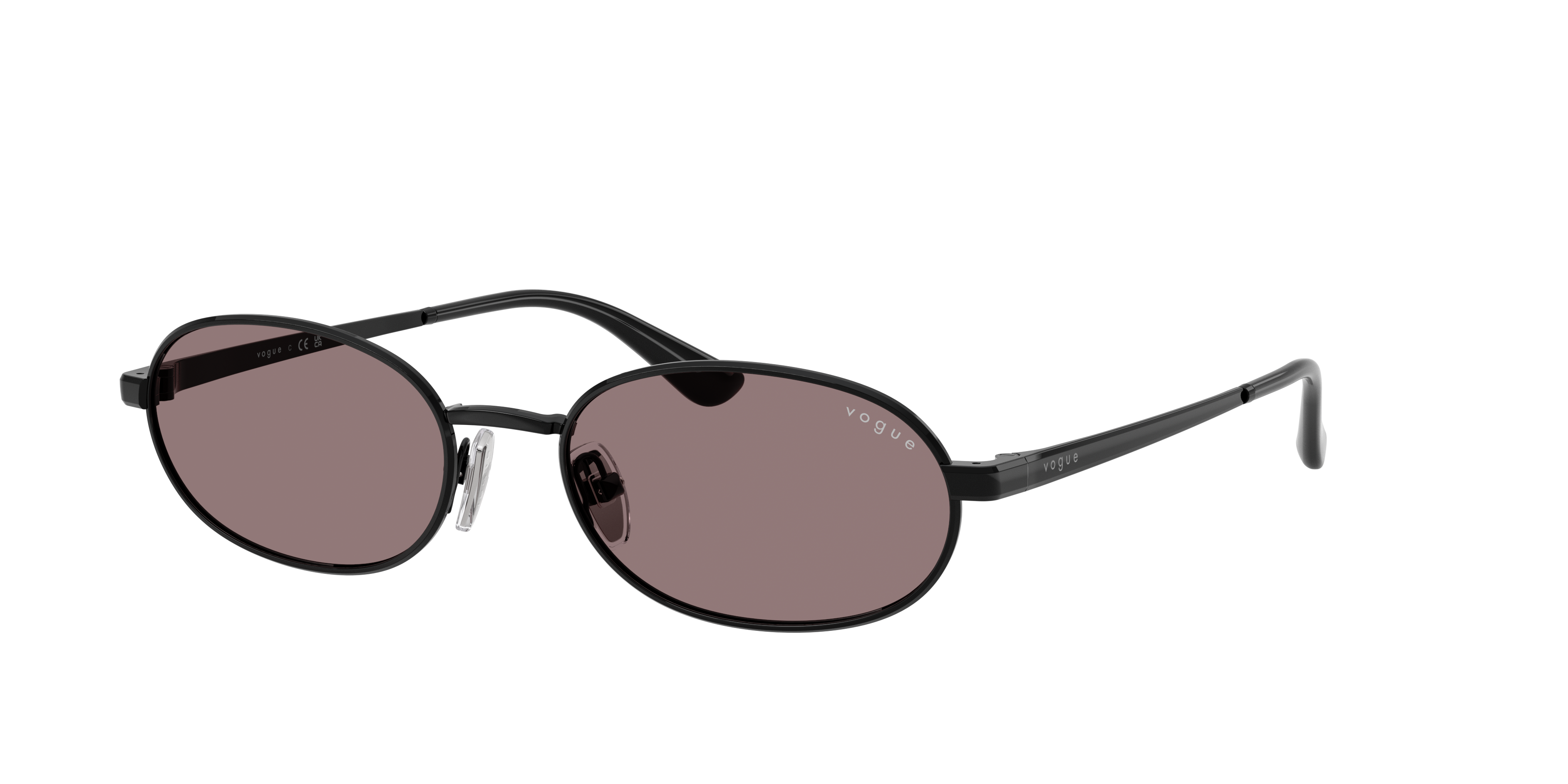 Vogue Eyewear Woman Sunglass VO4353S -  Frame color: Black, Lens color: Dark Purple