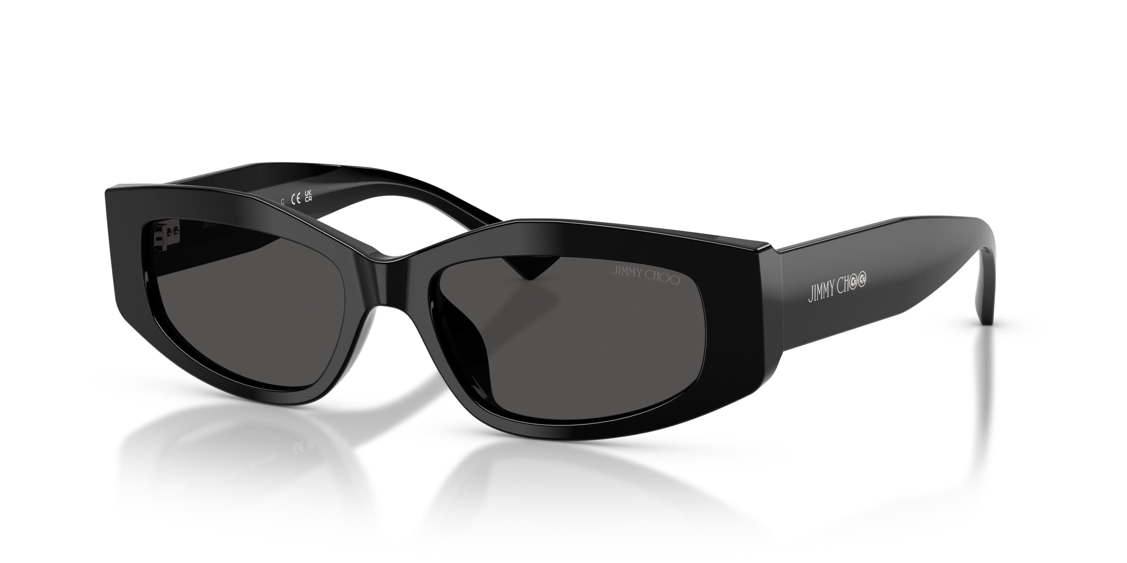 Jimmy Choo JC5046BU M (53 - 17) with Grey lenses and Black frame