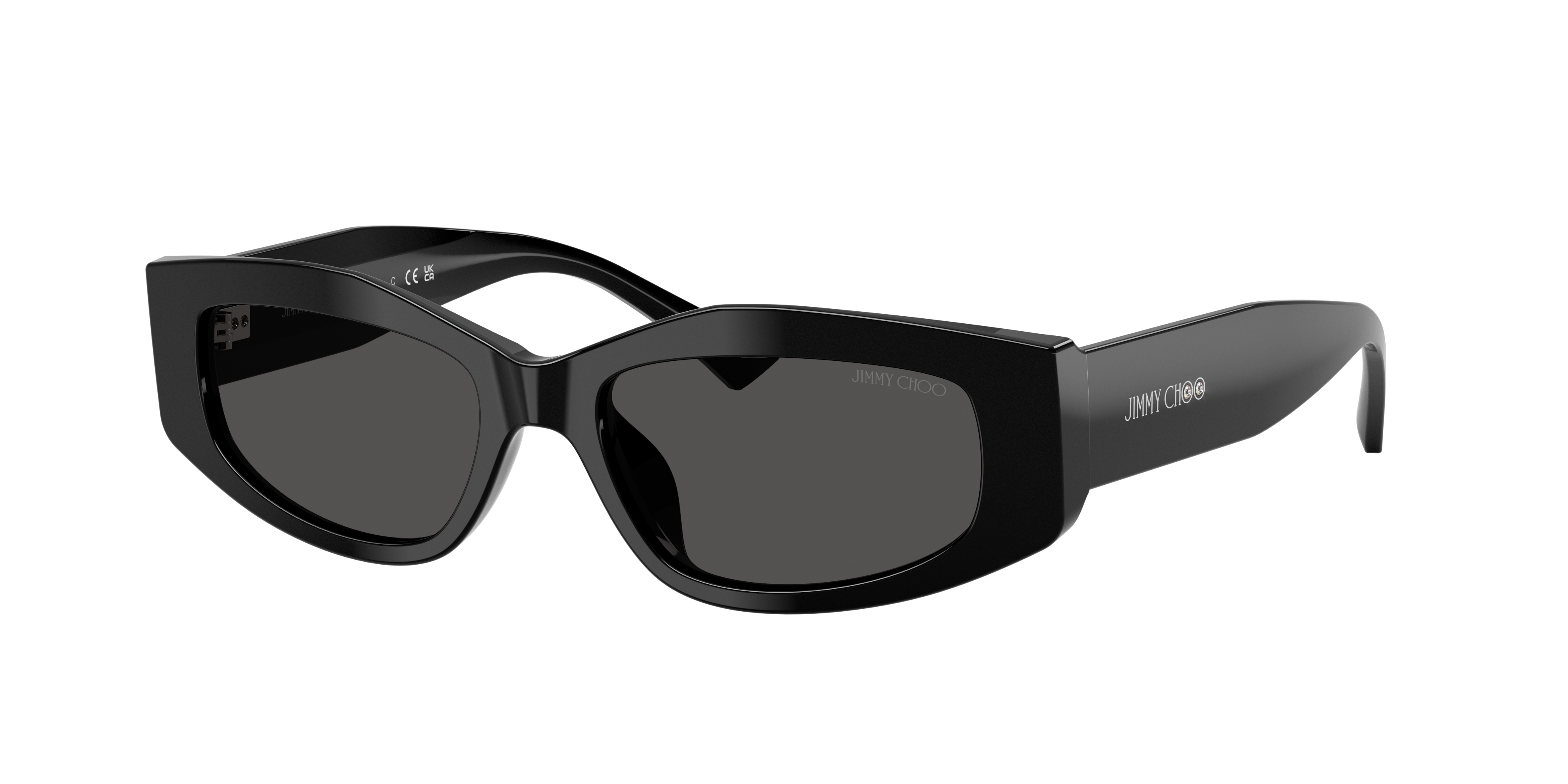 Jimmy Choo Woman Sunglass Jc5046bu In Black