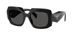 Prada PR A07S XS (52 - 20) with Grey lenses and Black frame