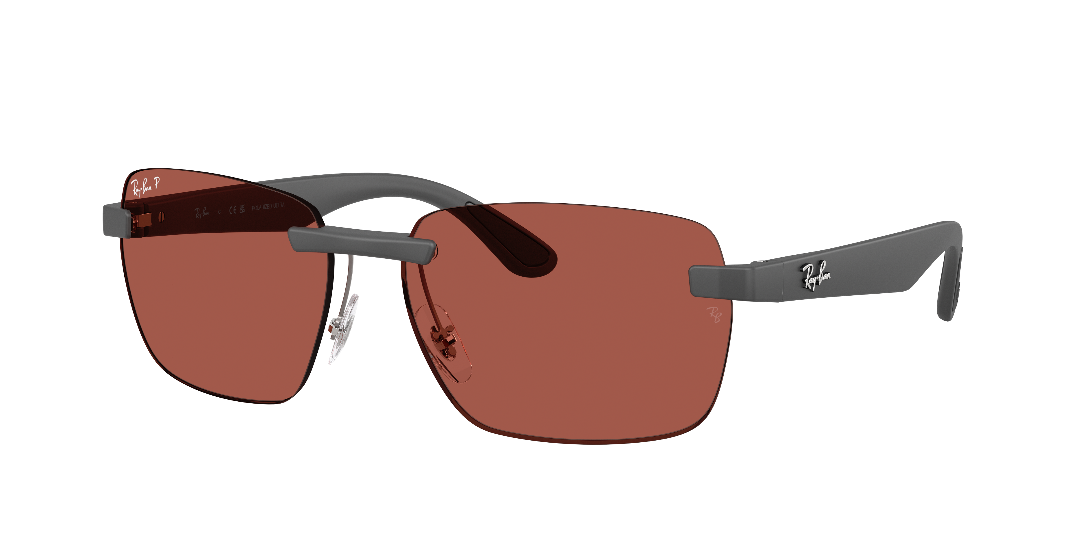 Ray-Ban RB4470 Polarized Lenses XL (62 - 16) with Red lenses and