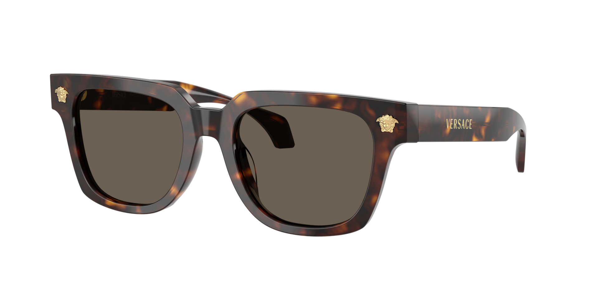 Versace Man Sunglass VE4510U - Frame color: Havana, Lens color: Brown