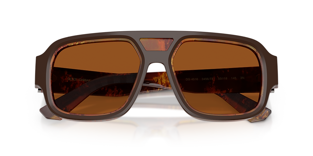 Dolce&Gabbana DG4516 L (55 - 18) with Brown lenses and Brown frame