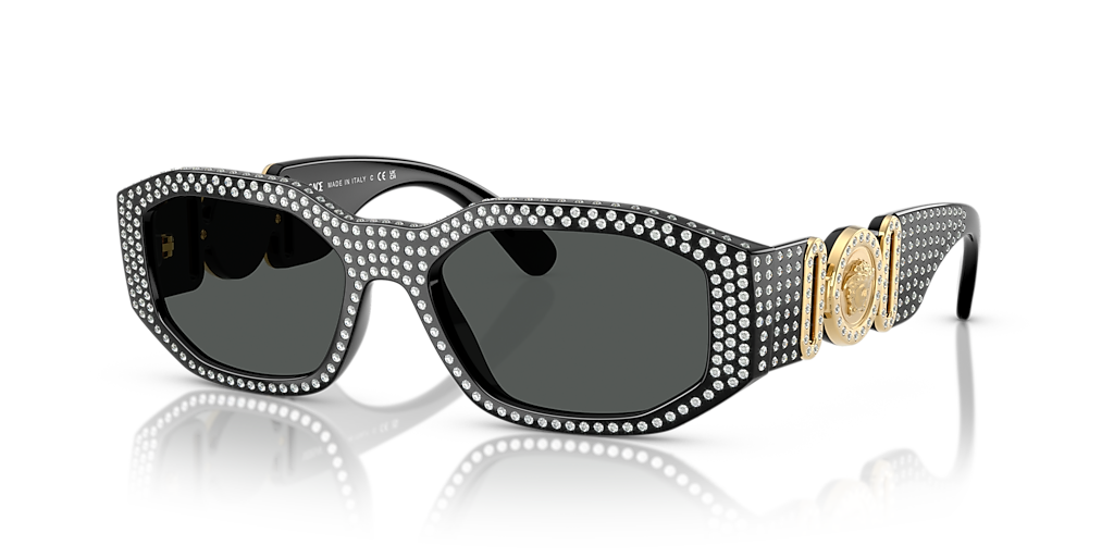 Versace VE4361 Biggie M (53 - 18) with Grey lenses and Black frame