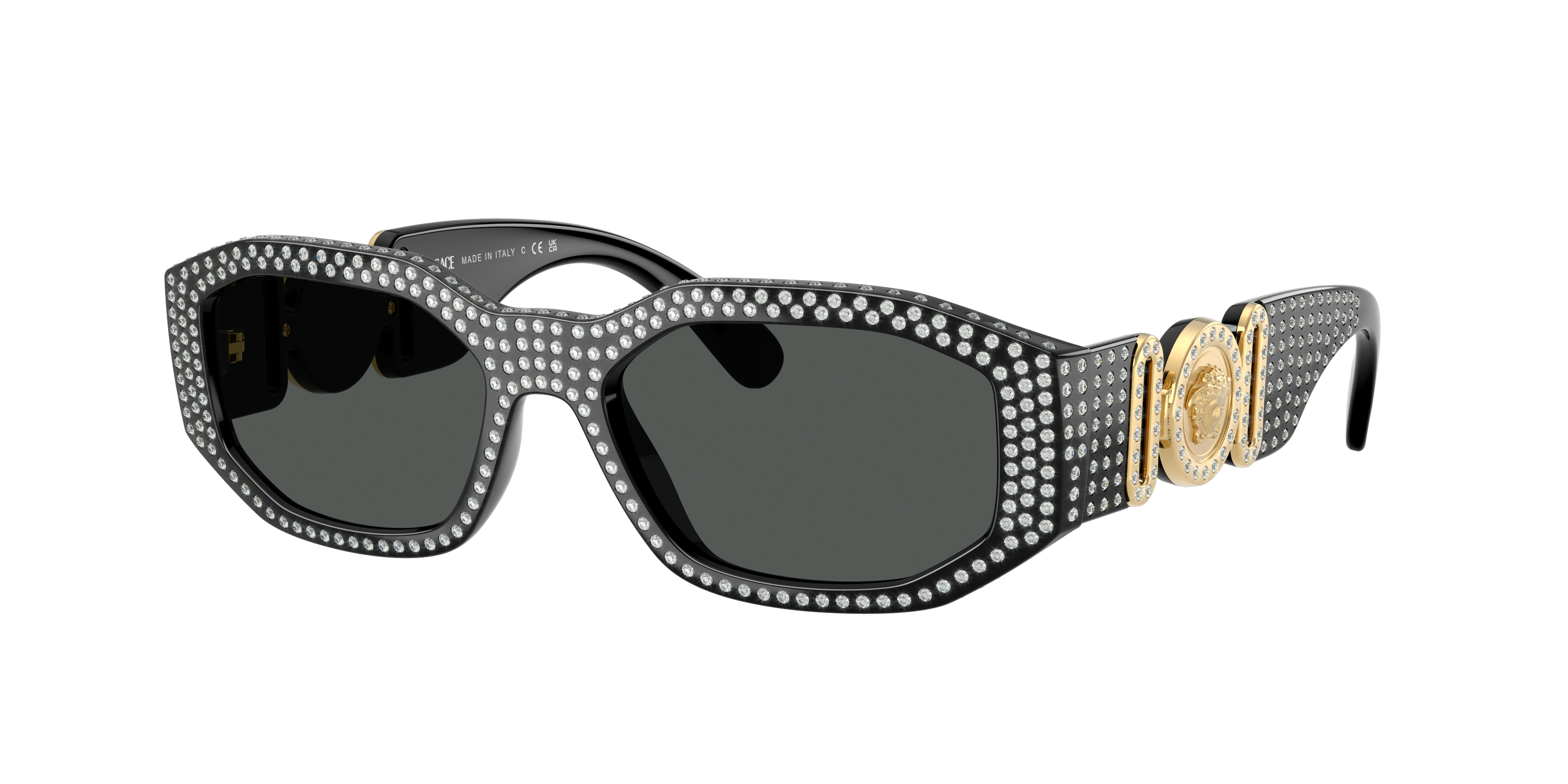 Versace Man Sunglass Ve4361 Biggie In Dark Grey