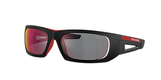 Prada Linea Rossa PS A52S XL (58 - 14) with Violet lenses and Grey