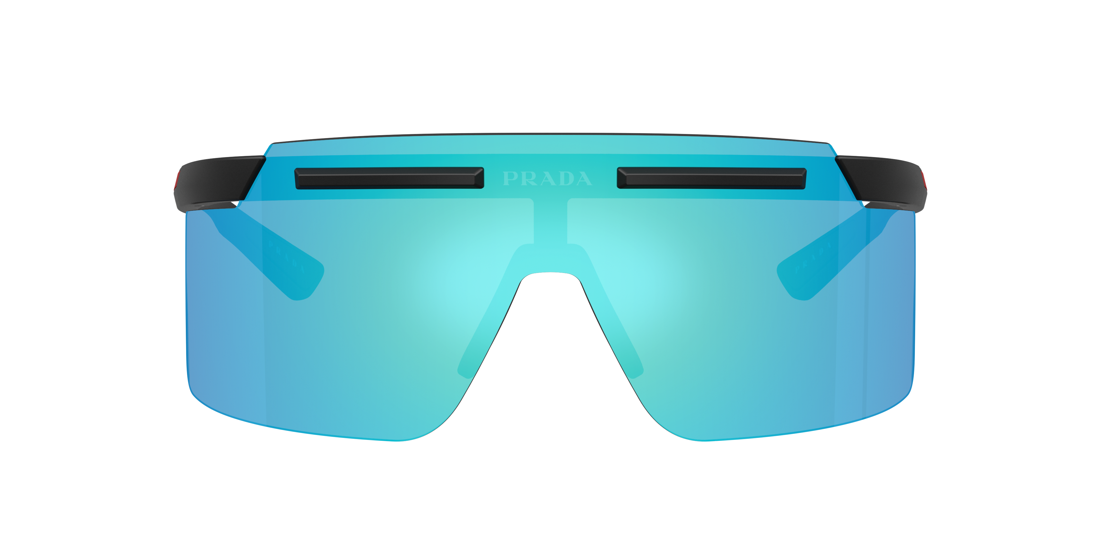 Prada Linea Rossa PS B06S L (0 - 140) with Blue lenses and Black