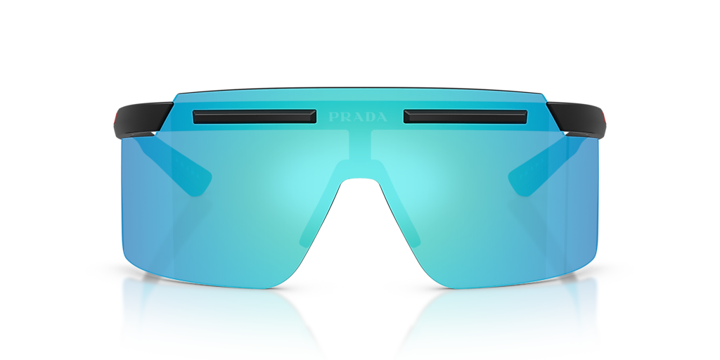 Prada Linea Rossa PS B06S L (0 - 140) with Blue lenses and Black