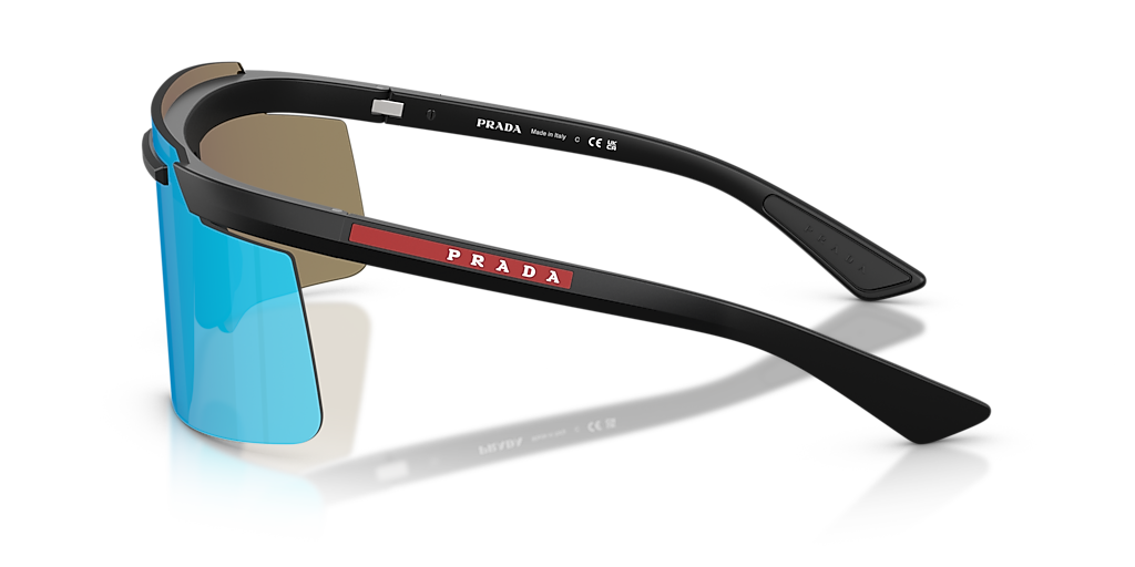 PRADA レザー ベスト　ターコイズ Prada Linea Rossa PS B06S L (0 - 140) with Blue lenses and Black