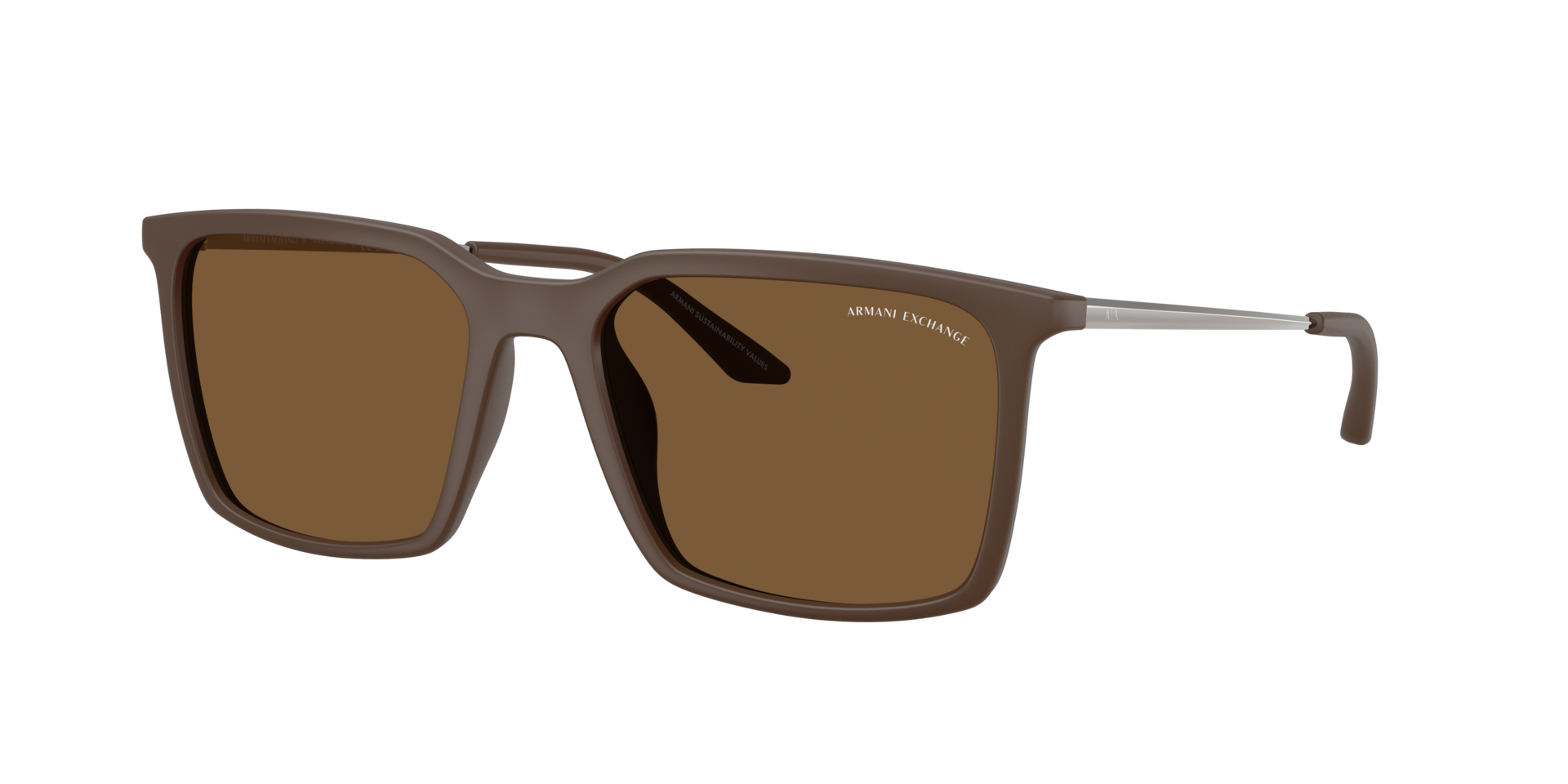 Armani Exchange brown sunglasses AX4162SU Sunglasses - Armani Exchange Authorized Retailer  main image 3