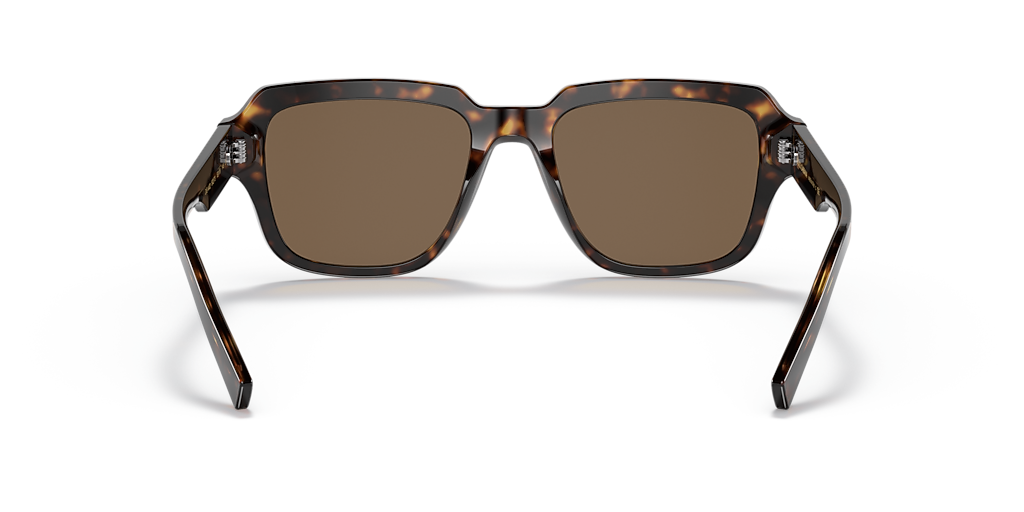 DOLCE&GABBANA DG4402 Havana - Men Luxury Sunglasses, Dark Brown Lens