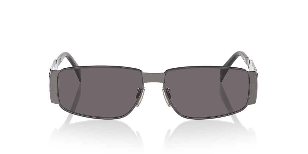 Celine CL40325U 14A 59 Shiny Silver Metal Grey Sunglasses 40325U CELINE METAL TRIOMPHE CL40325U 14A 59 | Bassol Optic United  main image 4