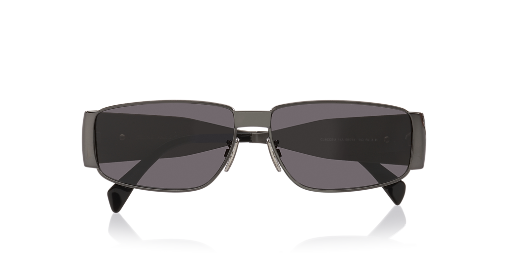 Celine Sunglasses – CL40325U (59□14 140) | Luxury Designer Eyewear Celine Metal Triomphe CL40325U M (59 - 14) with Green lenses  main image 4